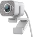 Webcam pour streaming Logitech StreamCam USB-C, Vidéo Verticale Full HD 1080p (Blanc)