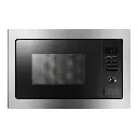 Midea AM925BVE, micro-ondes encastrable 25 L avec gril (Inox/Noir)