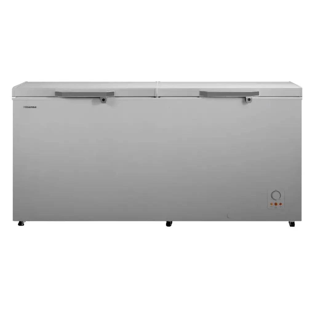 [FC-94DD4HA] CONGELATEUR HORIZONTAL HISENSE/ 725LT/ SILVER /2 PORTES/AVEC SERRURE/2 PANIERS INTERNES