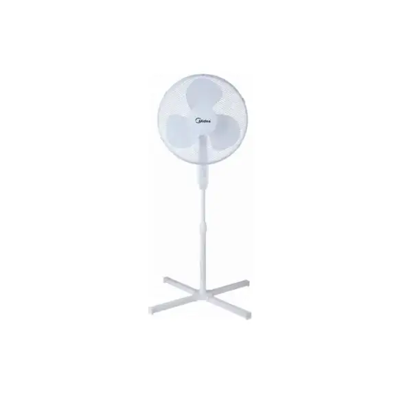 [VENT_FS40-16JA] VENTILATEUR A PIED MIDEA/ 3VITESSES / BLANC / 3 HELICES/HAUTEUR REGLABLE