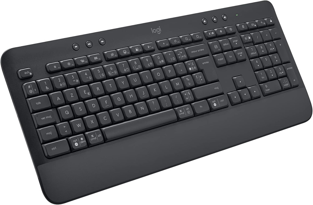 Logitech Signature K650, clavier sans fil AZERTY (Noir)