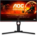 AOC  25G3ZM Moniteur Gaming 25" FHD-240 Hz-0,5 ms-3 000:1-16:9-sRGB100% et DCI-P3 92 % FreeSync Premium (1920x1080 pixels- HDMI 2-DisplayPort1.2 ) noir/rouge
