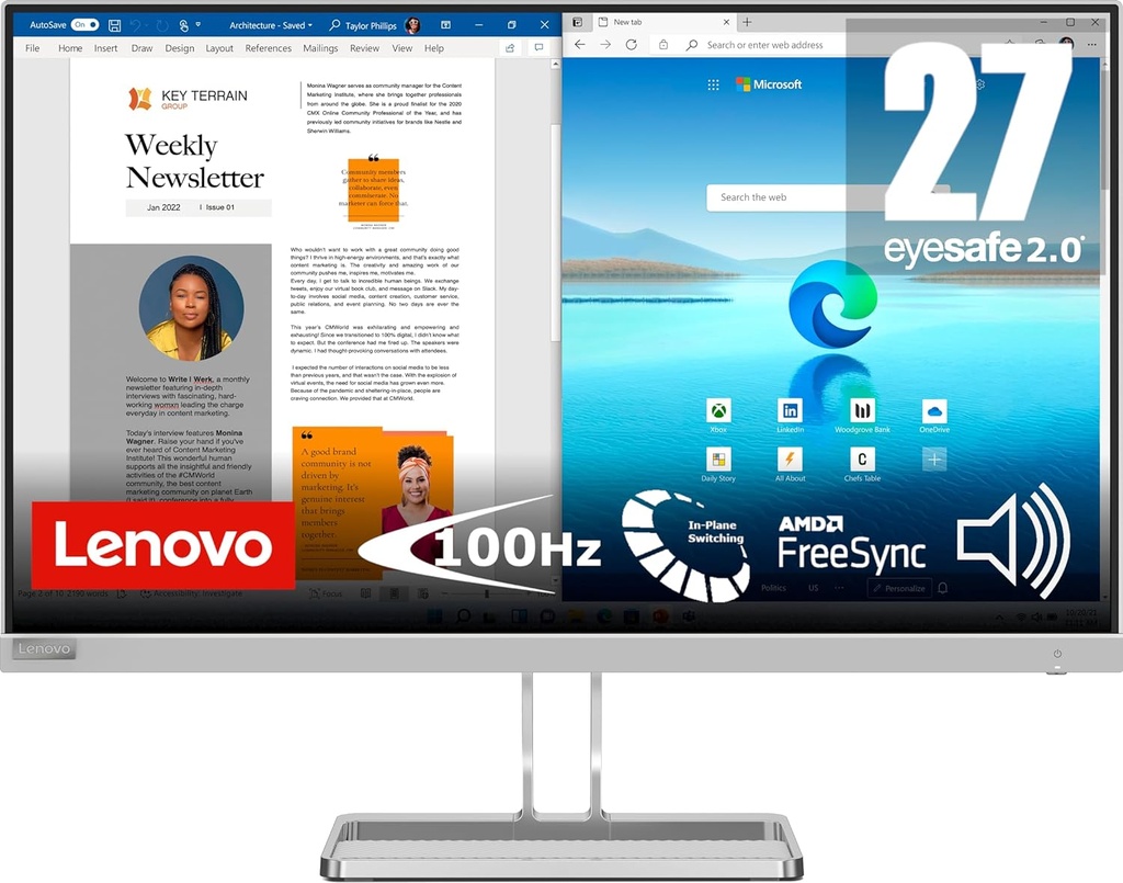 Lenovo 27 pouces Full HD L27i-40 