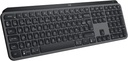 Logitech MX Keys S Clavier sans Fil Bluetooth Rechargeable USB C ,Rétro-éclairage(Gris foncé)