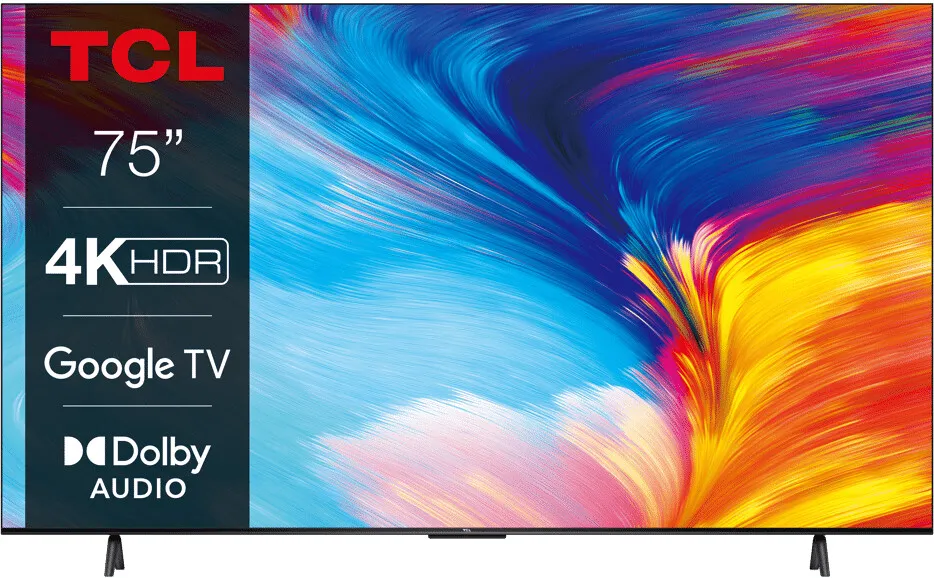 [TCL_75P635] TCL 75P635, TV 75″ 4K HDR Google TV (Noir)