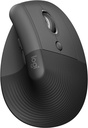 Logitech Lift Souris Ergonomique Verticale, Sans Fil, Bluetooth ou récepteur USB Logi Bolt