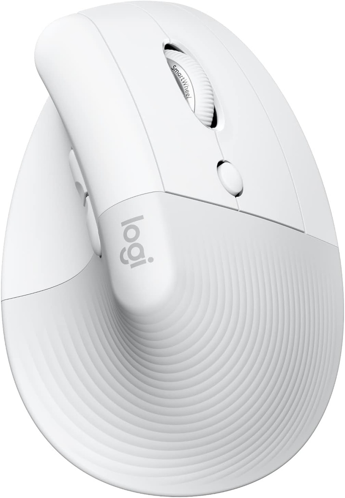 Logitech Lift for Mac, Souris Ergonomique Verticale sans Fil, Bluetooth, Clics et Roulette Smartwheel Discrets