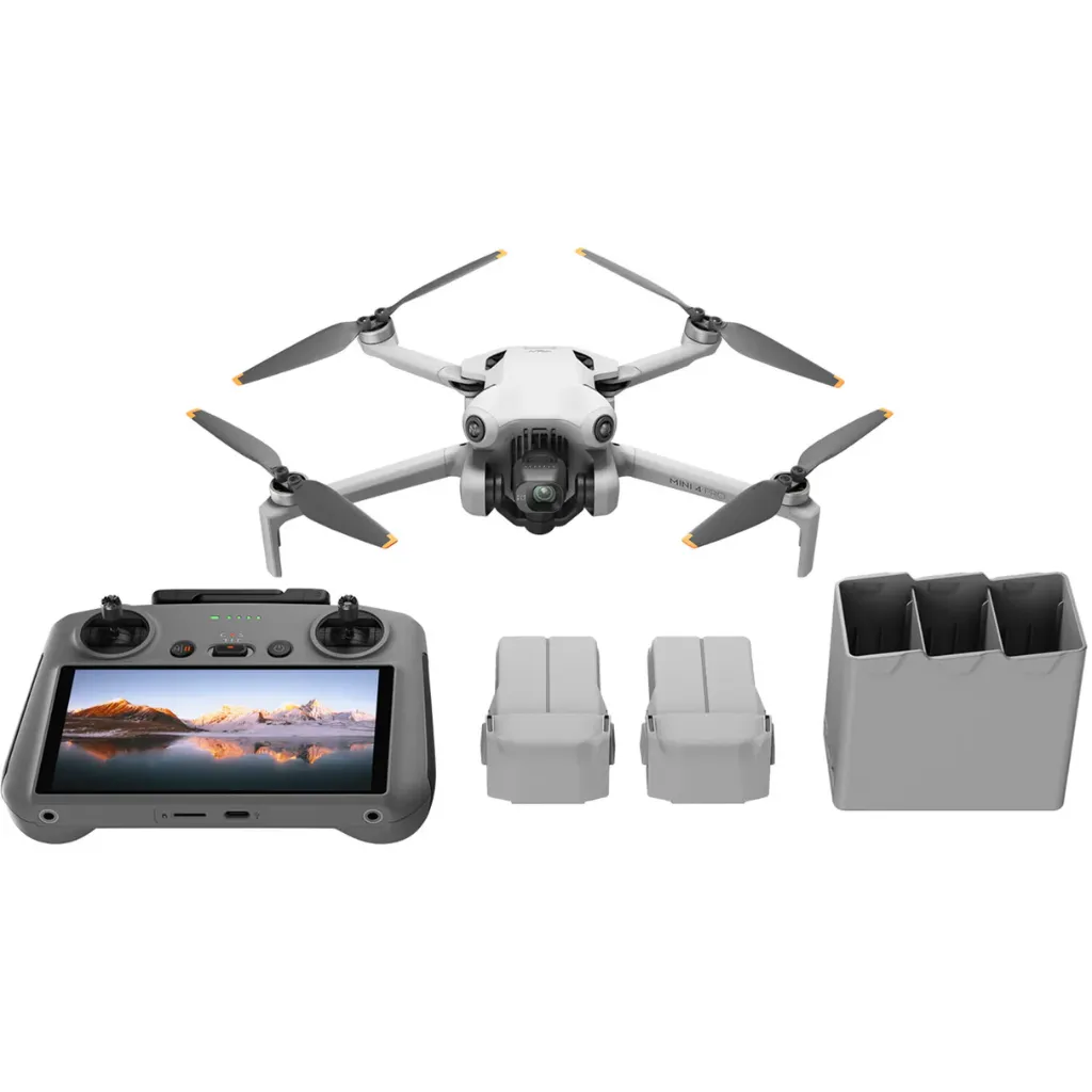 Drone Dji Mini 4 Pro Fly More Combo avec radiocommande  DJI RC 2