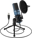 TONOR Microphone USB à Cardioïde Condensateur pour PC Micro avec Trépied et Filtre Anti-Pop