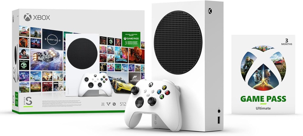 Pack Xbox Series S + 3 mois de Xbox Game Pass Ultimate