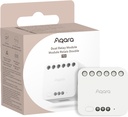 Aqara T2 Module Relais Double  avec Matter, Nécessite HUB Aqara Zigbee 3.0 Supporte Homekit