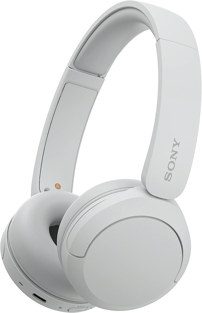 Sony WH-CH520 - Casque Bluetooth sans Fil, Multipoint, Micro intégré - jusqu'à 50 Heures d'autonomie  (Blanc)