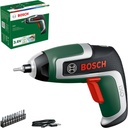 Bosch Ensemble tournevis sans fil IXO (7ème génération, 3,6 V, 2,0 Ah, embouts d'angle et excentriques, câble micro-USB, boîte de rangement)