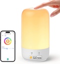 Meross Veilleuse LED Connectée, Lampe de Chevet Intelligente Compatible avec Apple HomeKit