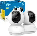 Tapo Caméra Surveillance WiFi intérieure 2K (3MP) C210 (2 Packs)