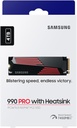 Samsung SSD 990 PRO M.2 PCIe NVMe 4 To avec dissipateur

