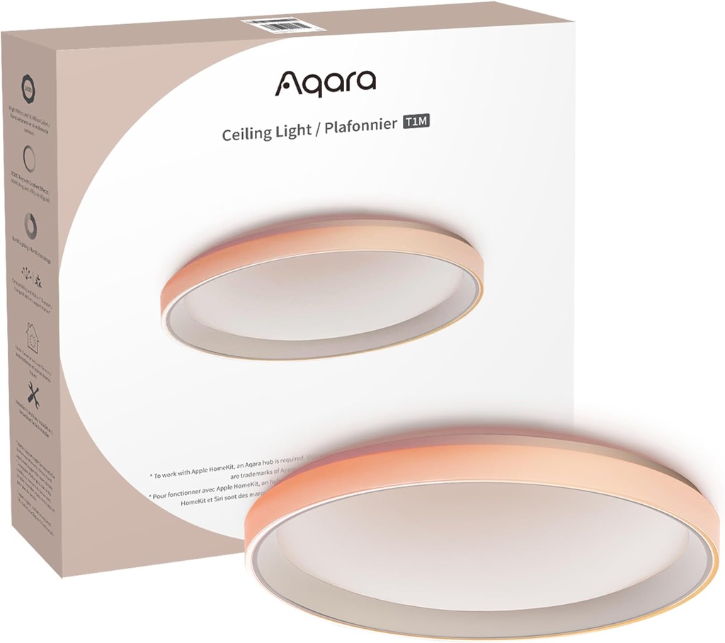 [CL-L02D] Aqara LED Plafonnier T1M avec Matter, Zigbee 3.0 HUB  HomeKit