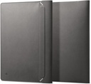 Spigen Valentinus, housse en cuir 15 à 16 pouces (Gris)