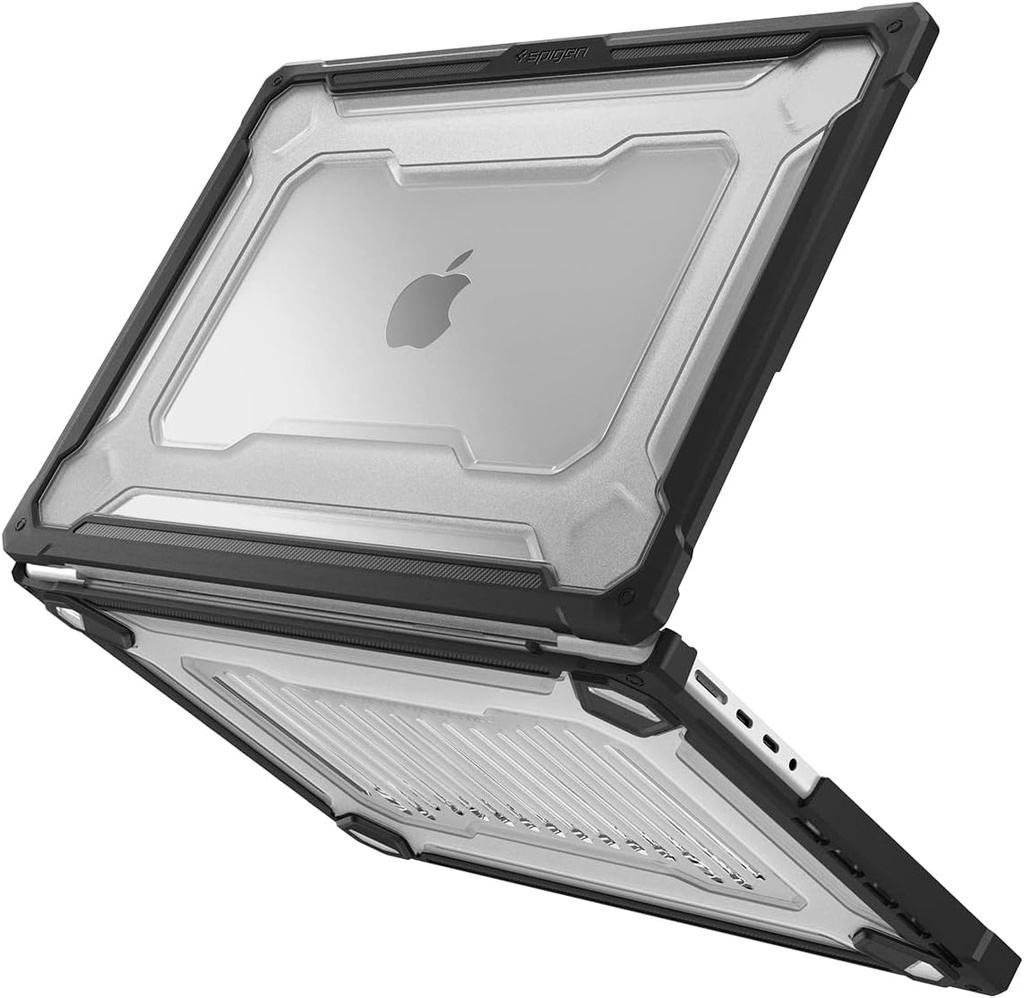 Spigen Rugged Armor Coque Compatible avec Macbook Pro 14" Pouces (2023 2021)