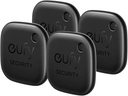 eufy Security Localisateur d’Article Bluetooth (Pack de 4 ), Détecteur de clés, Détecteur de téléphone, Résistant à l’Eau, Fonctionne avec Apple Find My (iOS Seulement) jusqu’à un an d'autonomie