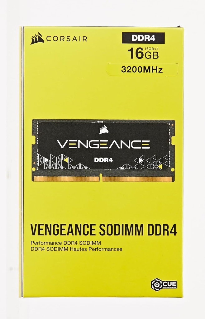 Corsair Mémoire DDR4 3200 MHz pour ordinateur portable VENGEANCE SODIMM 