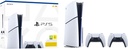 Console PlayStation 5 ,PS5 Slim avec une deuxième manette