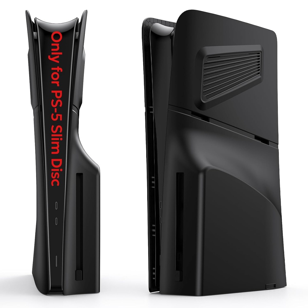 Façade ventilée pour PS5 Slim Standard (Noir)