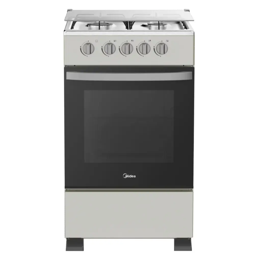[SP5055T082-BG] Midea SP5055T082-BG, gazinière 4 feux avec four et gril 50 × 55 cm