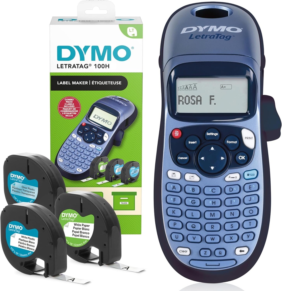 DYMO LetraTag LT-100H, kit étiqueteuse portable