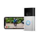 Ring sonnette vidéo sans fil (Video Doorbell 2 gén.) Sonnette extérieure avec caméra, vidéo HD 1080p