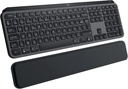 Logitech MX Keys S PLUS Clavier Sans Fil et Repose Poignet,Rétroéclairé, Ergonomiques, Programmables, Bluetooth(AZERTY  Gris)