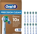 Oral-B Pro Precision Clean Brossettes pour Brosse à dents électriques, Pack De 10 Unités