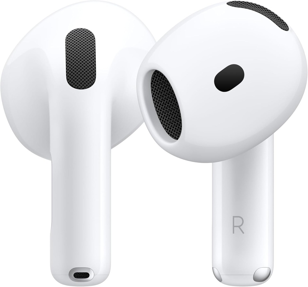 Apple AirPods 4 avec réduction active du bruit, autonomie 20 h avec boîtier