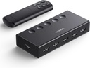 UGREEN Switch HDMI 2.0 4K 60Hz, 5 entrées 1 sortie Commutateur avec télécommande