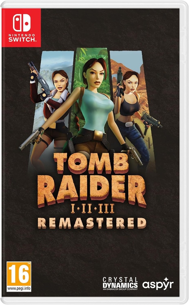 Tomb Raider 1-3 Remastered, Nintendo Switch