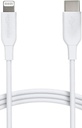 Amazon Basics Câble USB-2.0 type C vers Lightning  1.8 m, blanc