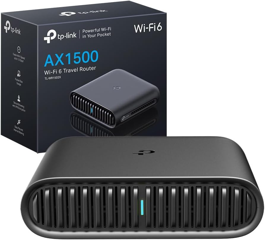 TP-Link TL-WR1502X, routeur de voyage Wi-Fi 6 AX1500