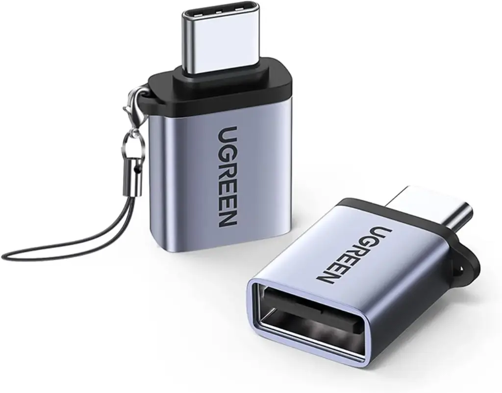 UGREEN Adaptateur USB C vers USB 3.0 OTG Lot de 2 Adaptateur USB Type C Mâle vers USB A Femelle