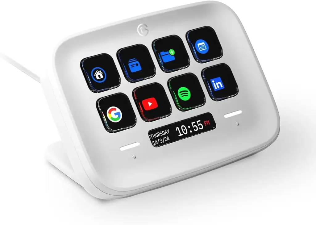 Elgato Stream Deck Neo, contrôleur 8 touches LCD avec InfoBar, USB-C