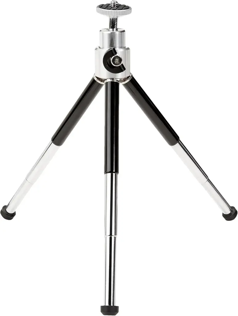 [‎WT0352G] Amazon Basics, mini-trépied photo 12,1-19,1 cm, charge 0,5 kg