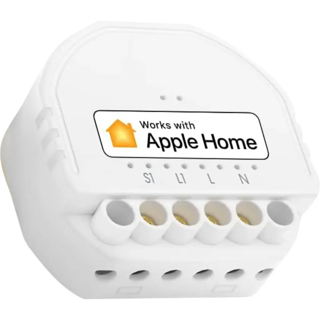 Meross, interrupteur mural connecté Wi-Fi 1 gang, compatible Apple HomeKit