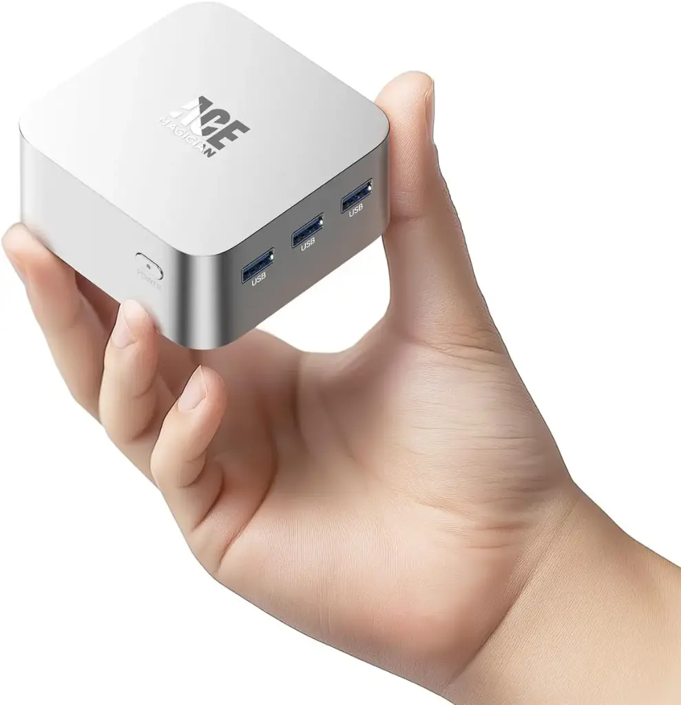 ACEMAGICIAN T8Plus Mini PC, 12 Go LPDDR5 256 Go M.2 SSD