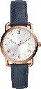 Fossil Montre pour Femmes Copeland , Mouvement à Quartz, Bracelet en Cuir