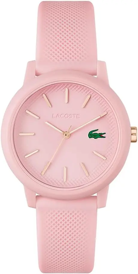 [2001213] Lacoste Montre Analogique à Quartz pour Homme ou Femme de la Collection Lacoste.12.12. Bracelet en Silicone 