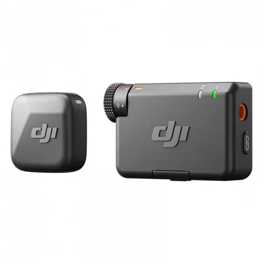 DJI Mic Mini (1 TX + 1 RX), Ultra- léger, Audio de Haute qualité, Micro Cravate sans Fil pour caméra, iPhone et Android