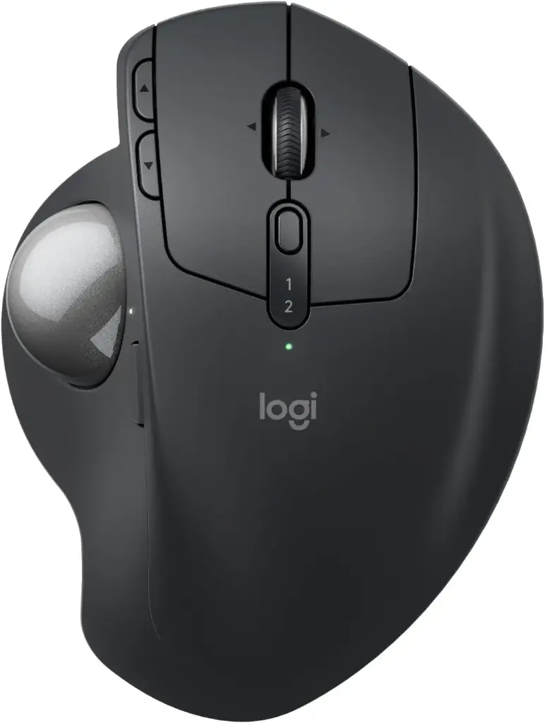 Logitech MX Ergo S Trackball, Souris Ergonomique sans fil avancée