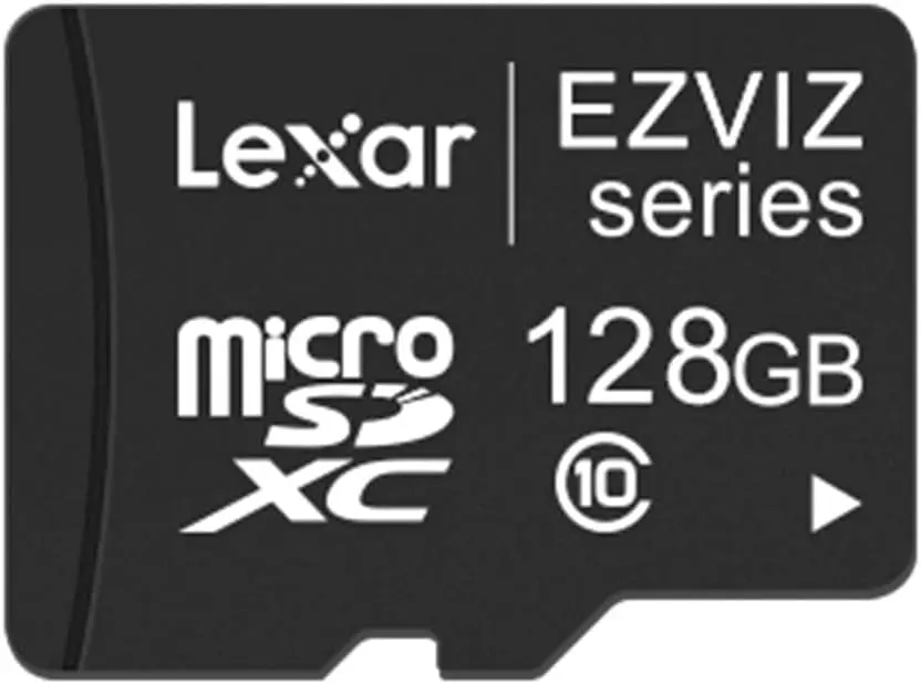 EZVIZ Carte mémoire Micro SD 128 Go, ultra microSDXC jusqu'à 90 Mo/seconde, classe 10