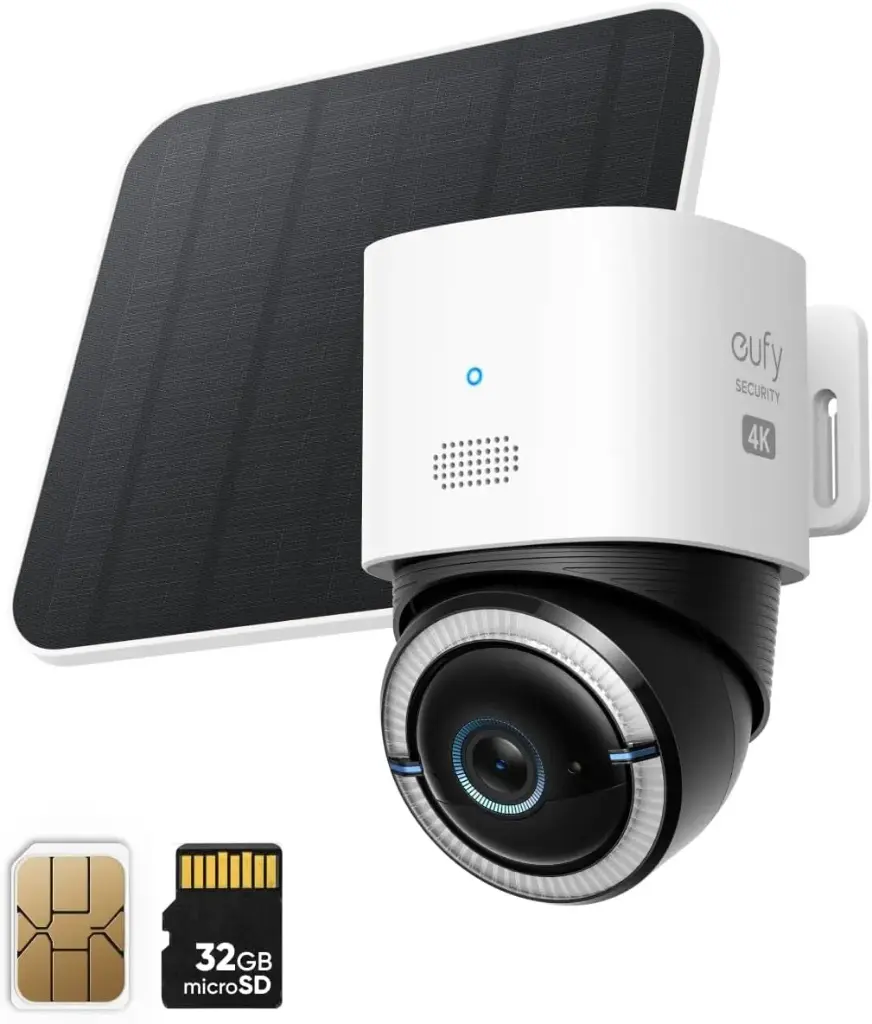 eufy Security Camera Surveillance WiFi 4G LTE Cam S330, 4K UHD