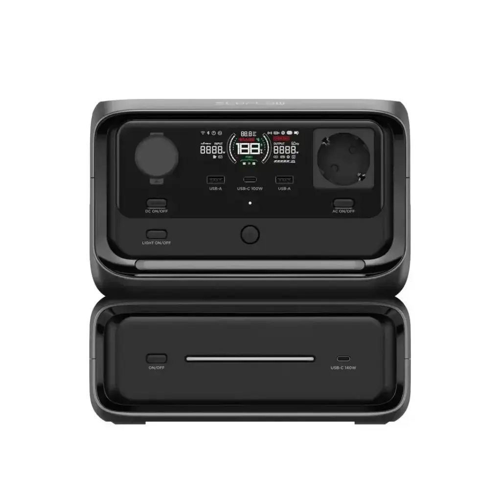 Station électrique portable EcoFlow RIVER 3 Max 572 Wh de capacité | 600 W de sortie ｜1 200 W avec X-Boost