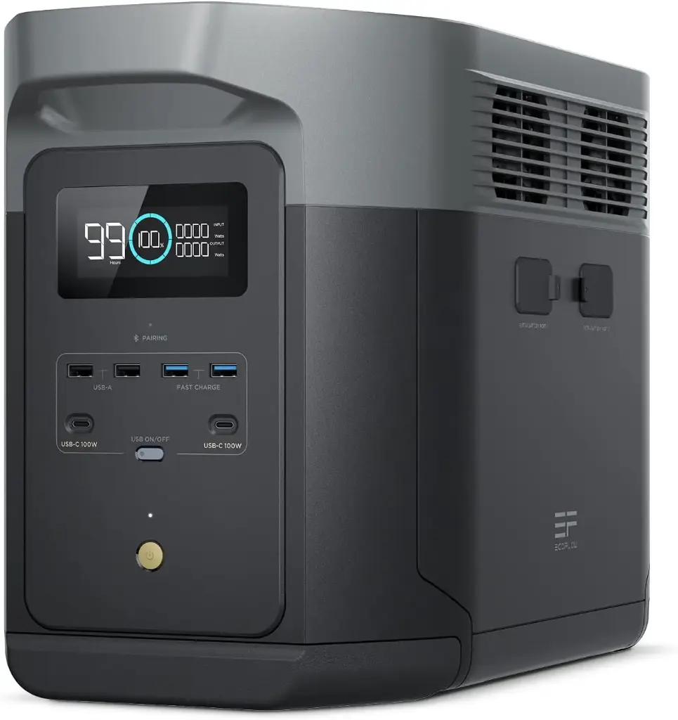 Station électrique portable EcoFlow DELTA 2 Max - capacité 2048Wh - batterie LFP